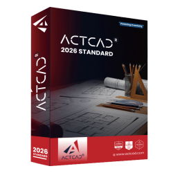 ActCAD 2026 標準版 序號版 [2D平面]