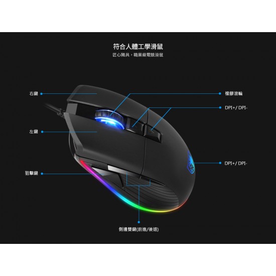 SADES 賽德斯 BATTLE RAM 攻城重槌 RGB 鍵盤滑鼠組 中文注音版